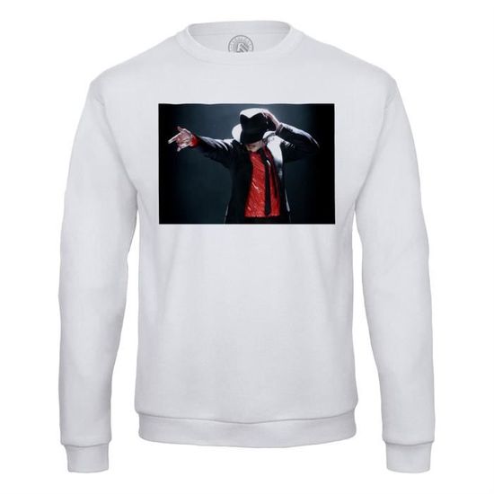 Sweat Shirt Homme Michael Jackson Live 2002 Chanteur Pop Star