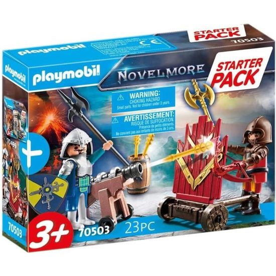 PLAYMOBIL - 70503 - Novelmore - Starter Pack - Chevaliers Novelmore