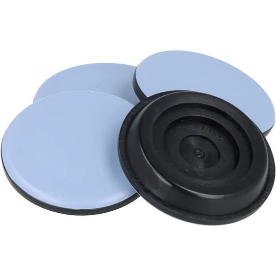 GleitGut 4 X Patins Pour Meubles 50 Mm Patin Téflon Rond