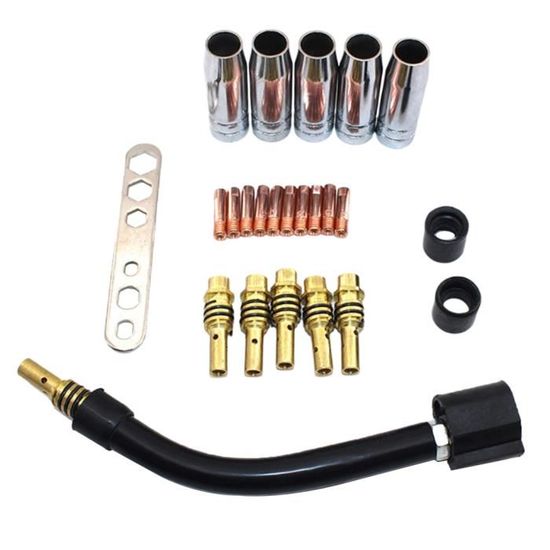 Ej.Life Embouts De Contact De Soudage Embout De Contact En Cuivre De 20 Pieces Pour Les Consommables De Torche De Soudage 15ak Mig Mag 10 78987240 Ej.Life Embouts De Contact De Soudage Embout De Contact En Cuivre De 20 Pieces Pour Les Consommables De Torche De Soudage 15ak Mig Mag 10 78987240