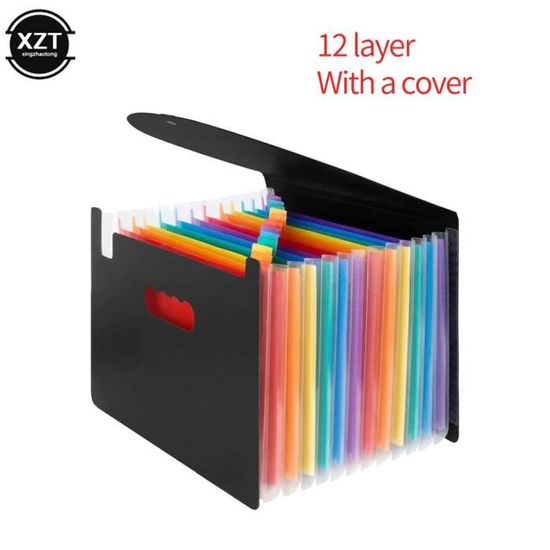 Organisateur De Fichiers Vertical Multi-niveaux - En Plastique Robuste, Extensible | Pour Bureau, Tri De Documents, Livres, Factures