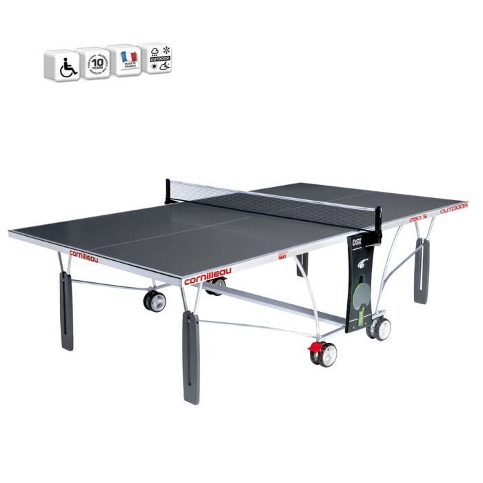 CORNILLEAU Table de Ping Pong SPORT 250 S OUTDOOR - Cdiscount Sport