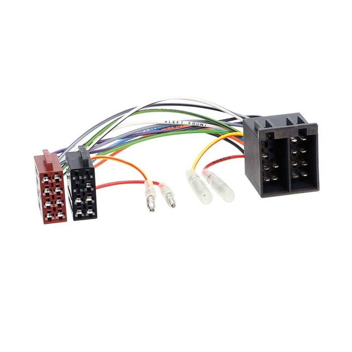 Faisceau autoradio connecteur ISO> ISO avec possibilité inversion alimentation