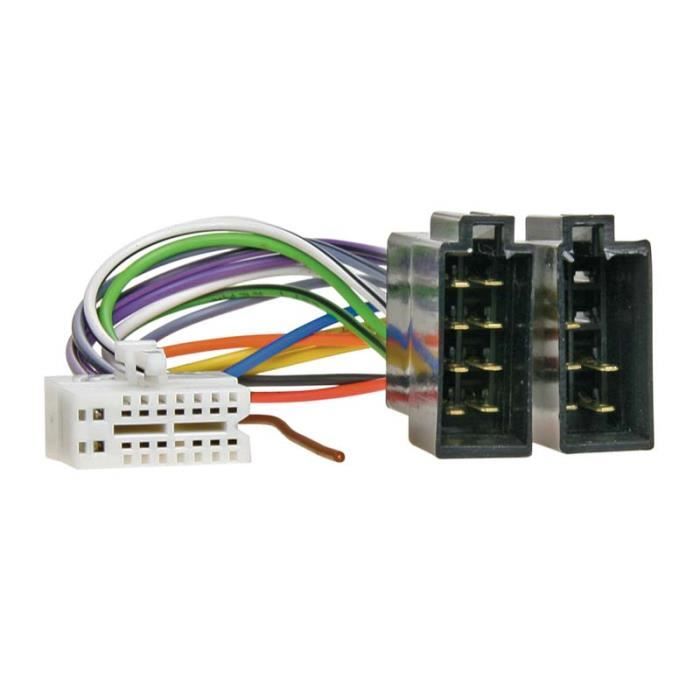 Adaptateur autoradio cable-> ISO CLARION 16-PIN 718R/728R/828R/AX