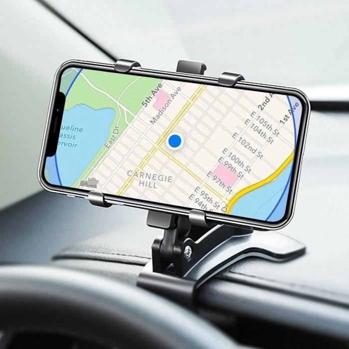 Support de téléphone de voiture 360 degrés GPS Navigation tableau de bord support de téléphone support universel de support de suppo