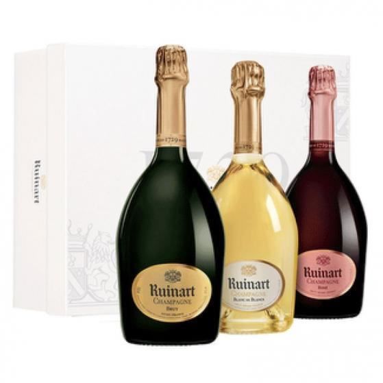 Coffret collection Ruinart Brut - Rosé - Blanc de Blancs