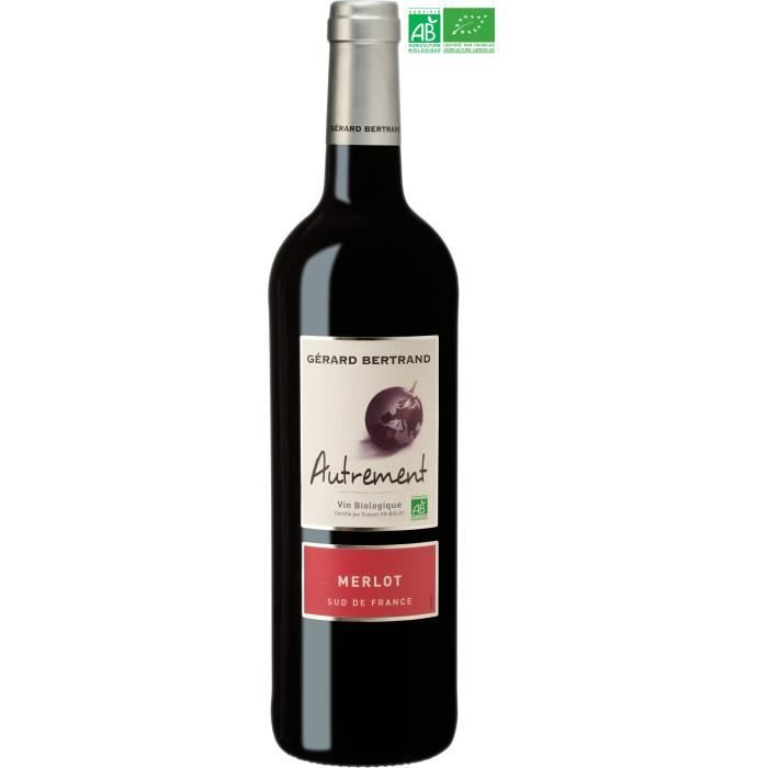 Gérard Bertrand Autrement Merlot IGP Pays d'Oc - Vin rouge du Languedoc-Roussillon - Bio