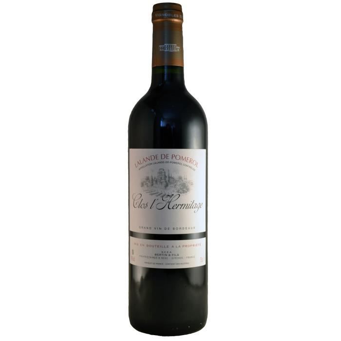 CLOS L'HERMITAGE MDC (récoltant) 2019 AOP LALANDE DE POMEROL -Vin rouge de Bordeaux - 75cl