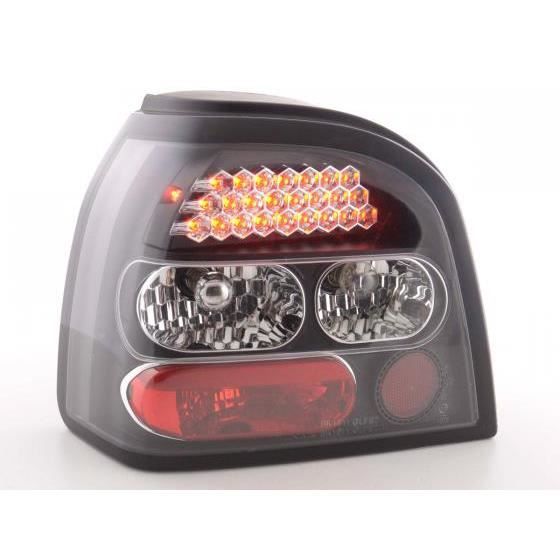 LED Feux arrières pour VW Golf 3 (type 1HXO) An 92-97, noir - - année: 1992 à 1997 - couleur: noir