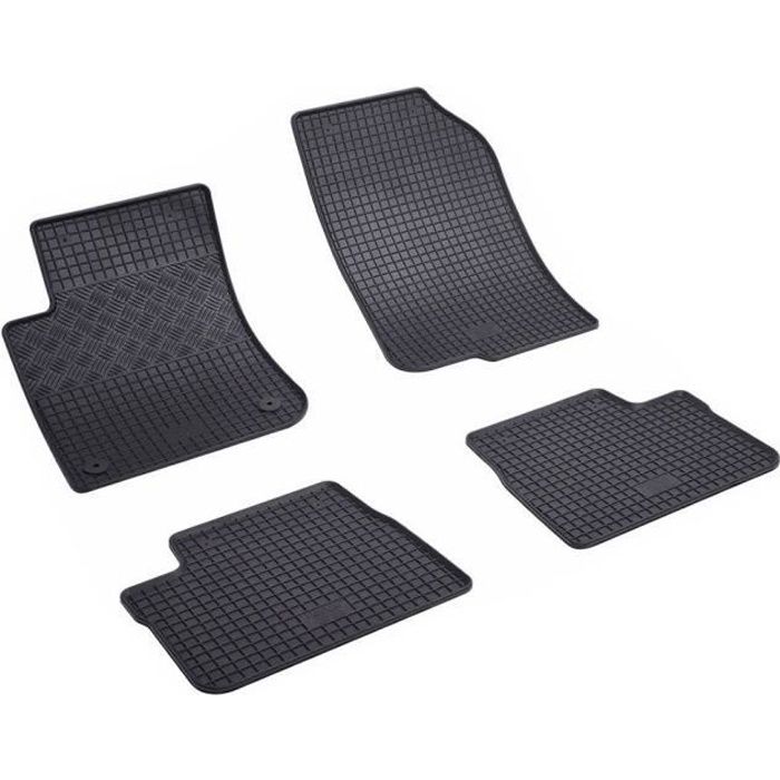 Tapis de sol en caoutchouc - Peugeot 208 et Peugeot 2008 a partir de 2012 - sur mesure