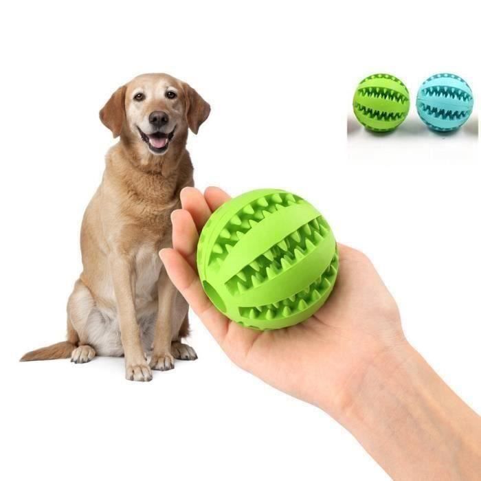 Balles Chien,2PCS Jouet à Mâcher 7cm Balle en Caoutchouc Naturel pour Chien, le jouet et le cadeau idéal pour vos chiens A71561
