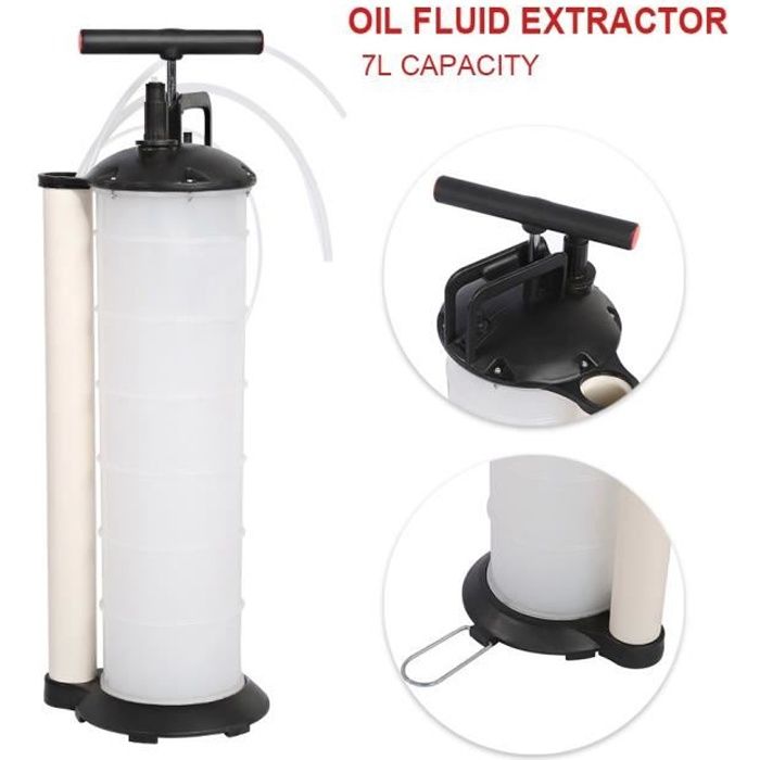 7L Kit de vidange moteur pompe aspiration huile liquide manuelle machine vidange carburant vide automobile voiture -HB065