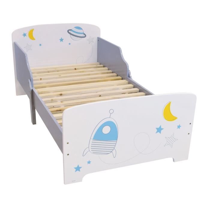 Fun House espace lit 140x70 cm avec lattes pour enfant