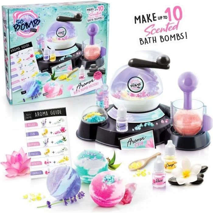 CANAL TOYS - So DIY - La Fabrique à bombes de bain -Aromathérapie - So Bomb -Aroma Bath Bomb factory - BBD 037