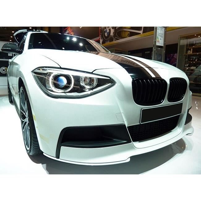 Pour BMW Série 1 F20 F21 Calandre Haricot Grille Noir Mat Phase 1 2011-2014
