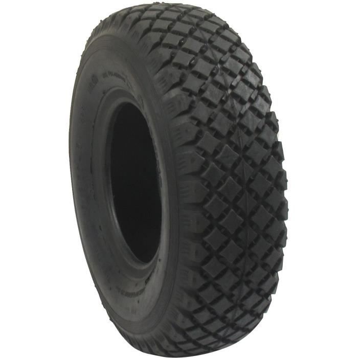 JARDIN PRATIC Pneumatique profil diamant 4 plis pour motoculteur - 410/350 x Ø5