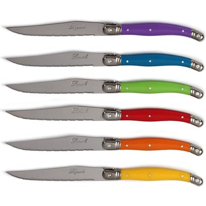 LAGUIOLE L101 Set de 6 couteaux Laguiole - Inox
