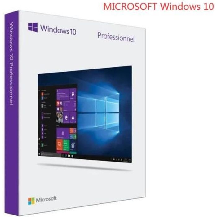 Windows 10 Home / Famille 32/64 bits - Livraison rapide 7/7j (Destock Informatique) !