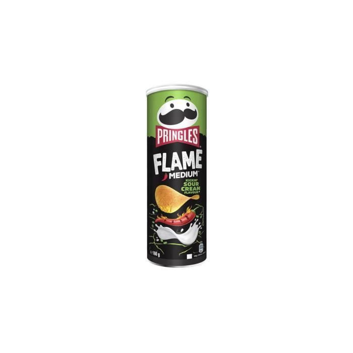 [Lot de 2] Tuiles flame crème et oignon Pringles, 160g - DDM: 30/06/23