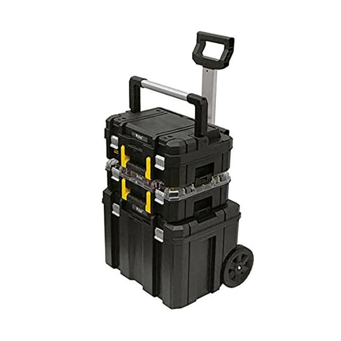 Servante d'atelier Stanley Fatmax Coffre 3 Modules FMST1-80103 Chariot modulable à poignée