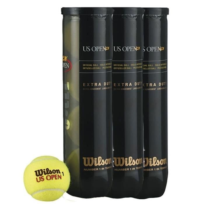 Wilson Balles de tennis US Open - 1 Tubes 4 balles