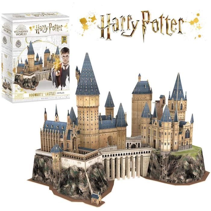 Harry Potter Puzzle 3D - Château De Poudlard 197 Pièces - Puzzle Harry Potter 3D - Puzzles 3D - Puzzle 3D Enfant Et Adulte - Cadeau