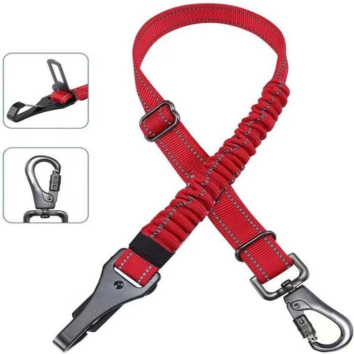 Comparer les prix de Ceinture Chien Voiture - Confortable Nylon Laisse Corde Réglable Voiture Ceinture Sécurité Chien Animaux - Chien Accessoires