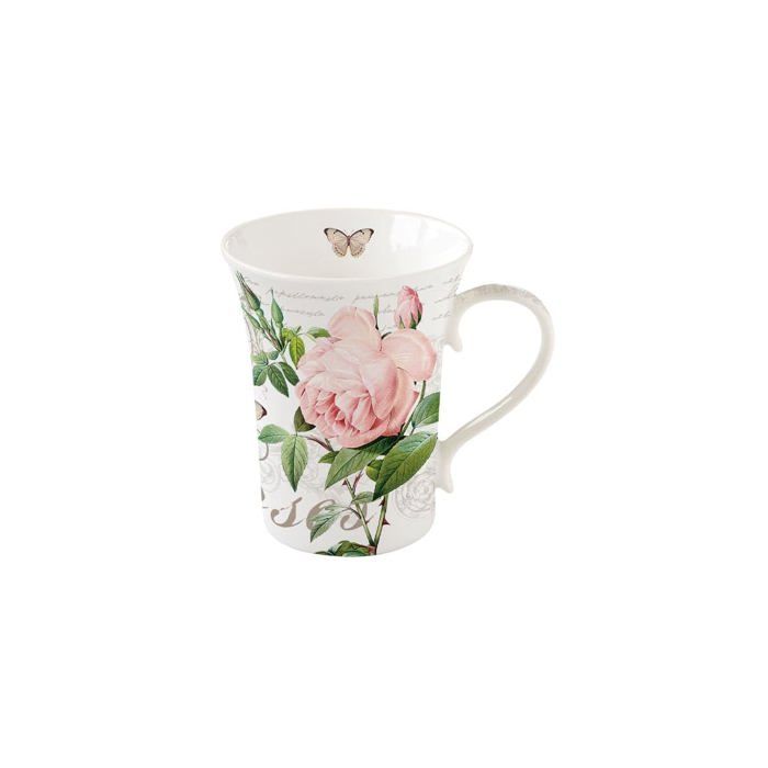 Easy life - 1461JARB - Coffret 1 Mug 360 ml en Porcelaine Fine Jardin Botanique -