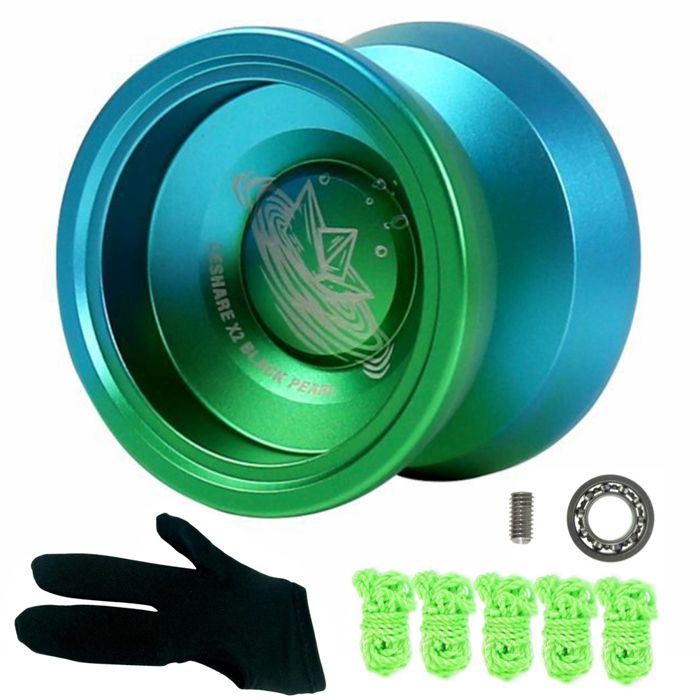 Yo-yo Métal Professionnel 5 Cm - 2 Yo-yos Avec Cordes, Pour Débutants Et Avancés, Cadeau Enfants 3 Ans Et Plus