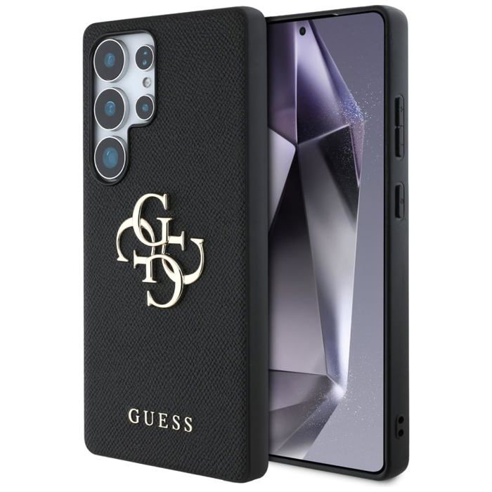 Guess PU Grained 4G Metal Logo Back Cover pour Samsung Galaxy S25 Ultra - vue 7