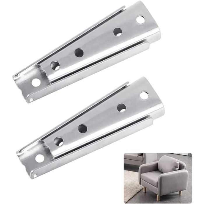 2 Paires Boulons de Canapé en Fer 120 47 mm Serrure de Canapé Antidérapant Connecteurs de Meubles Durable Facile à Installer pour