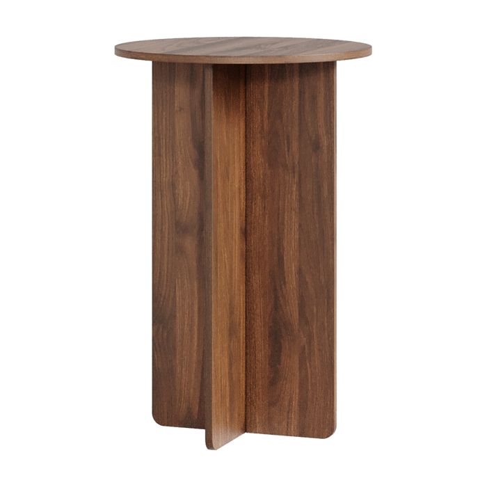 Table d’appoint Vappevn 60 x 40 cm effet noyer Table d’appoint Vappevn 60 x 40 cm effet noyer