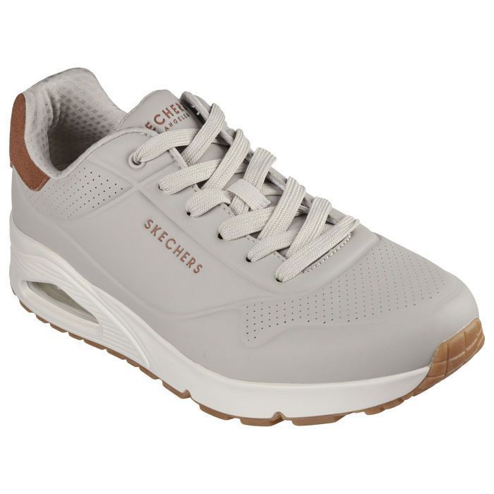 Skechers Baskets - SKECHERS - Uno Suited on Air - Gris - Semelle à mémoire dair - Tige synthétique