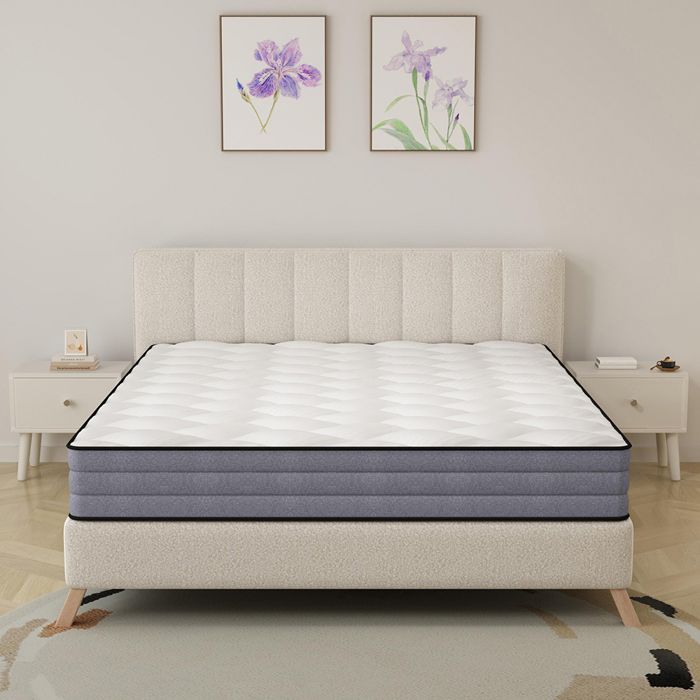 Matelas 90x200 cm à ressorts ensachés fermeté H3 certifié Oeko-Tex ergonomique 7 zones 20 cm dépaisseur Matelas 90x200 cm à ressorts ensachés fermeté H3 certifié Oeko-Tex ergonomique 7 zones 20 cm dépaisseur