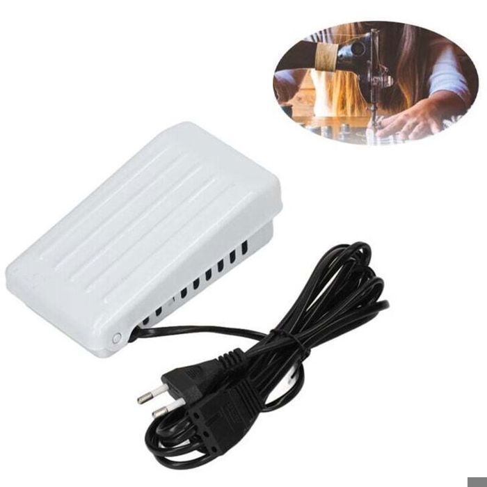 Pédale de machine à coudre électronique - PZCC - 220V - Cordon contrôleur variable - Acier inoxydable - 155x82 cm - Pzcc