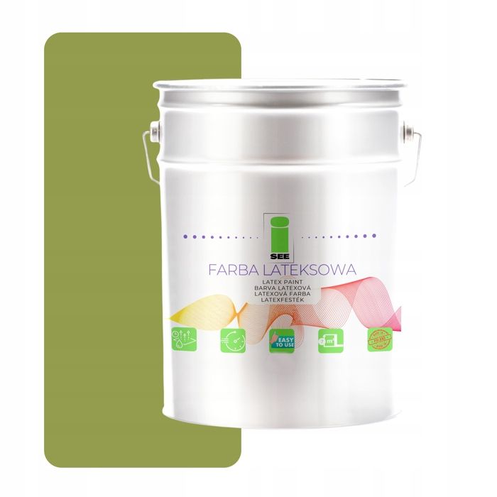 Peinture murale en latex vert mousse dla intérieur 10 L Pologne ...