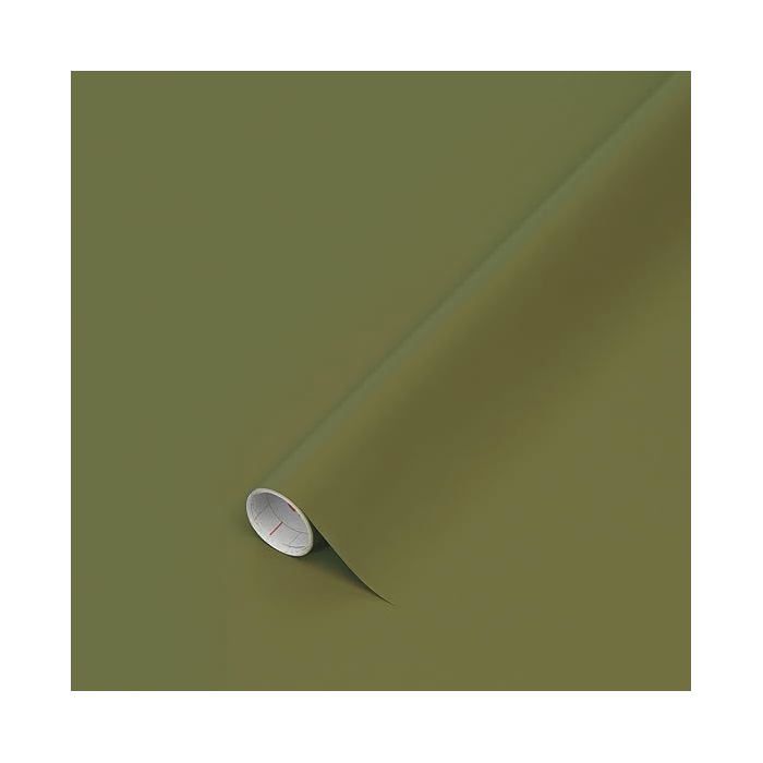 Film adhésif pour Meuble décoratif Vert Olive 45 cm x 2 m – Film adhésif décoratif Meubles Facile dentretien pour Cuisine GOMMETTE