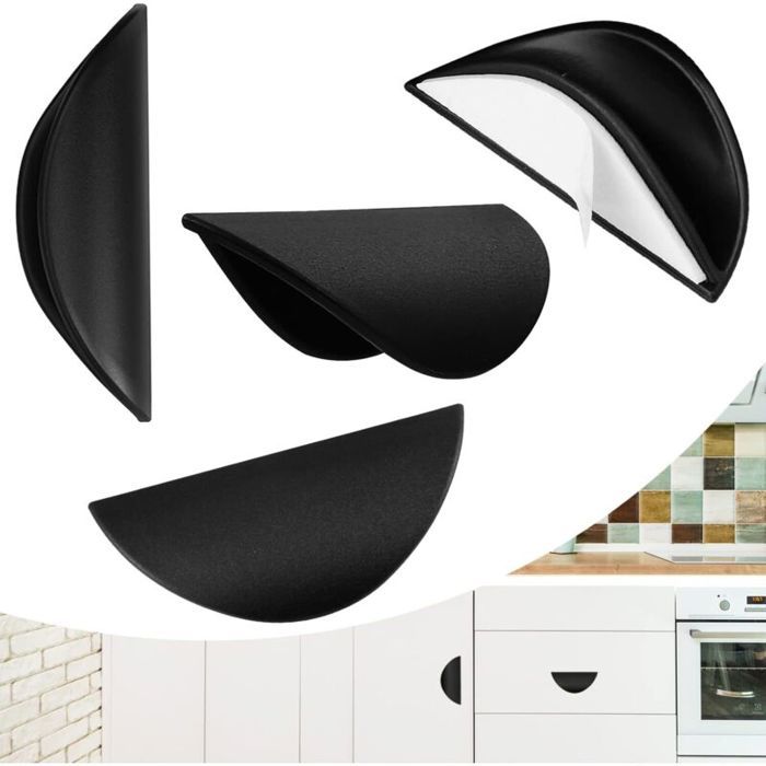Poignée de meuble poignée de porte coulissante de cuisine usage intérieur et extérieur ensemble de 4 pièces Poignée de meuble poignée de porte coulissante de cuisine usage intérieur et extérieur ensemble de 4 pièces