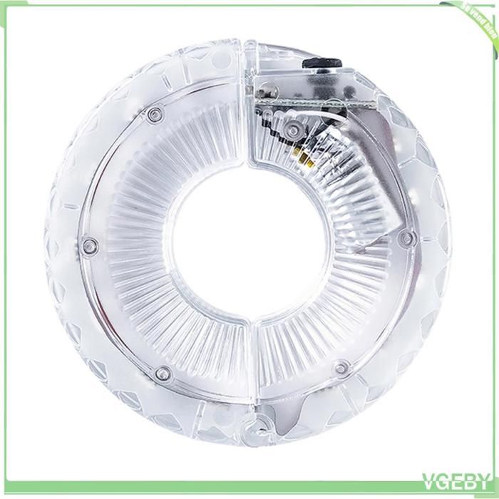 Fafeicy Éclairage de roue de vélo à LED Feu de roue de vélo LED moyeu et arrière une lampe avec 7 couleurs 18 Modes sport velo