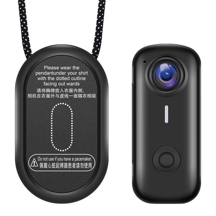 Mini Caméra Magnétique WiFi 1080p pour le Sport avec Grand Angle de 120° et Stabilisation Intelligente Anti-Tremblement Idéale