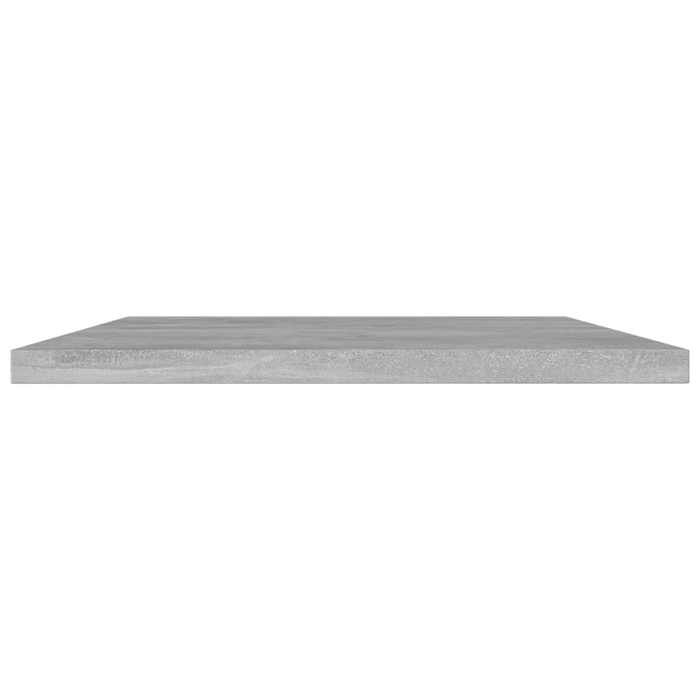 Étagère pour livres -Panneaux de bibliothèque 4 pcs - Gris béton - Bois d’ingénierie - design élégant - pour maison(82727）