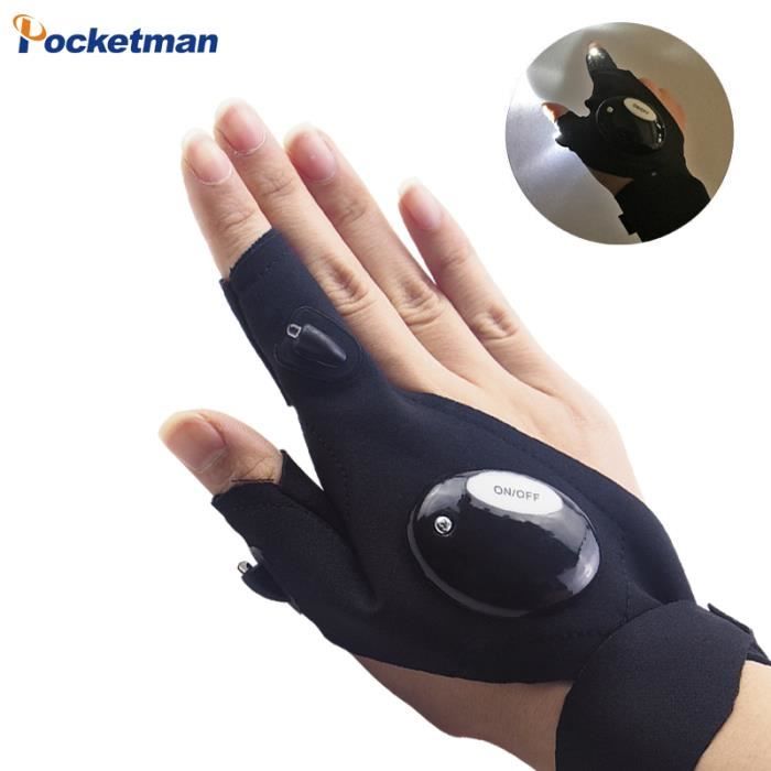 Gants lumière LED - La boutique du bricolage