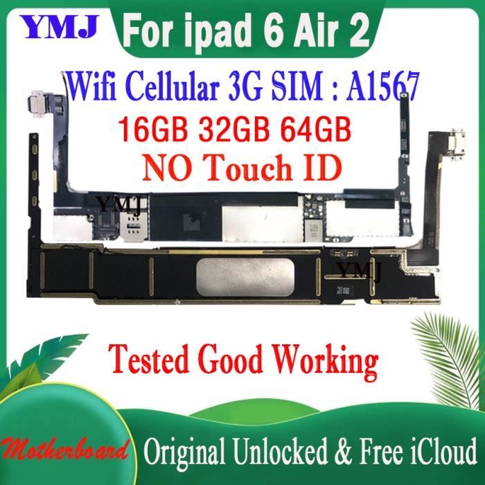 Carte Mère IPad 2 Modèle A1395 64 Go – Fonctionnelle Mais BLOQUÉE ICloud – Pour Pièces