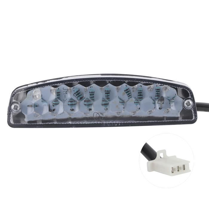 Feu Stop Arrière LED Pour ATV/Quad 50-125cc - Étanche Et Facile à Installer