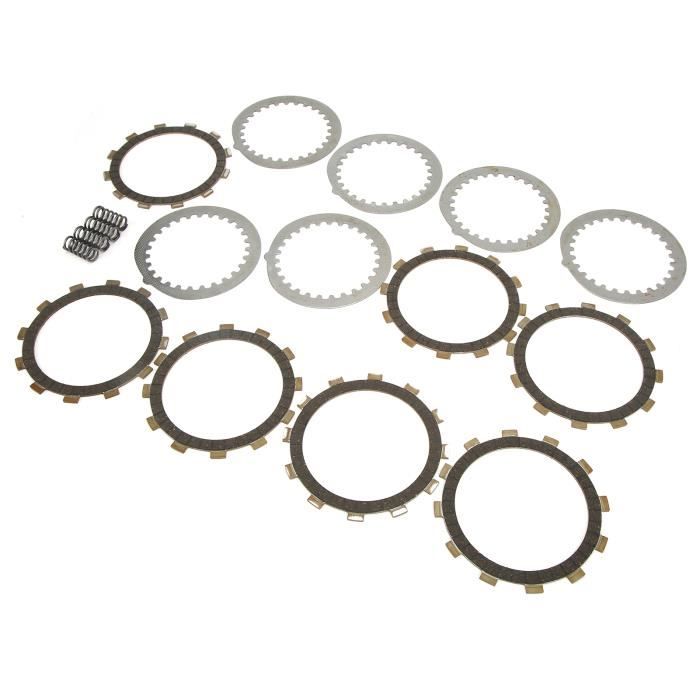 Embrayage Moto Plaquette Avec 3 Ressorts - Compatible Mini-Vélo 49cc 2 Temps