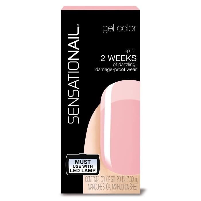 Sensationail Vernis Gel Semi Permanent So Rosy 73003 Rose Transparent