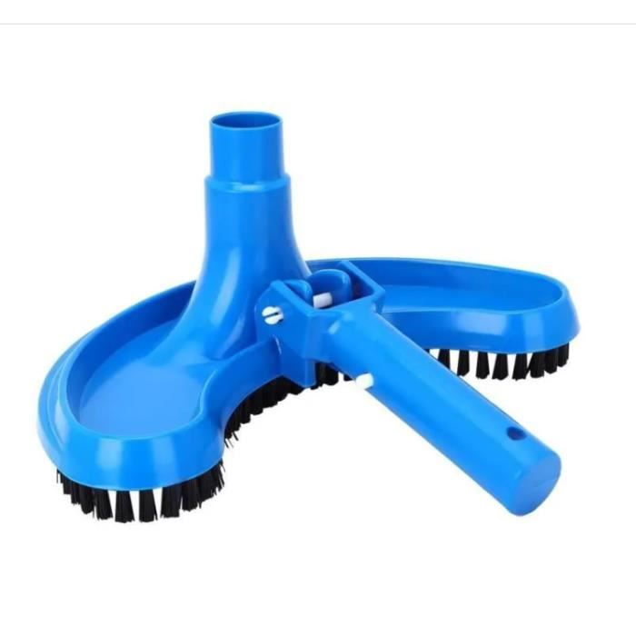 Tête D'Aspiration Piscine Flexible 48,3 Cm – Brosse Aspiration Sol Piscine En Alliage D'Aluminium Robuste