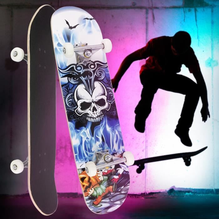 Enjoyfit Skateboard Pour Enfants Et Adultes, Planche Complète Avec