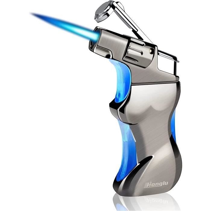 Briquet Bic Lot De 2 Briquets Tempête VVAY - 3 Jets Flammes - Rechargeable - Métal Durable (gaz Non Inclus) Lot 2 Briquets Tempête