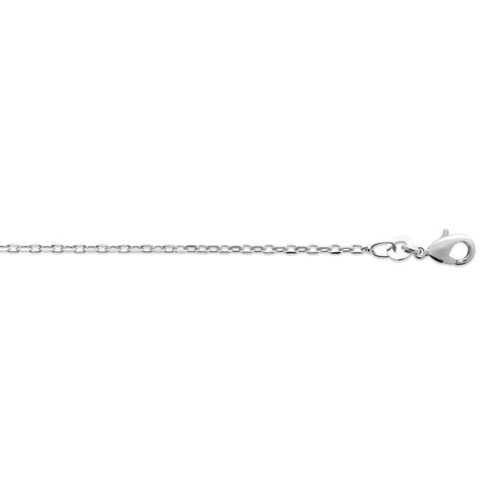 Cha ne Brillaxis Maille For at Argent Rhodi 42 Cm Blanc cha-ne-brillaxis-maille-for-at-argent-rhodi-42-cm-blanc
